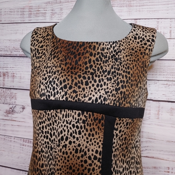 SANDRO Ferrone Leopard Print Dress Size M - Picture 3 of 11